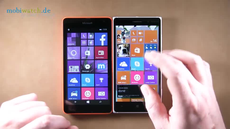 Windows 10 for Phones im direkten Vergleich mit Windows Phone 8.1