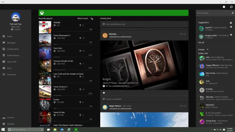 Die Neuerungen des März-Updates der Xbox-App für Windows 10