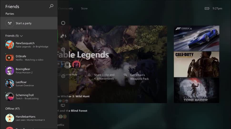 Xbox One: Großes Update bringt völlig neue Oberfläche und Cortana