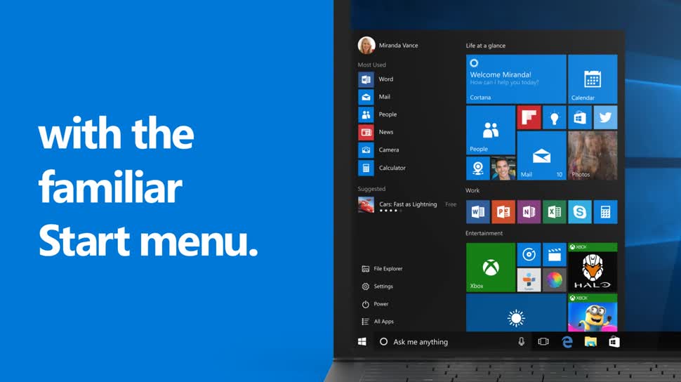 10 Gründe für Windows 10 - Es ist vertraut