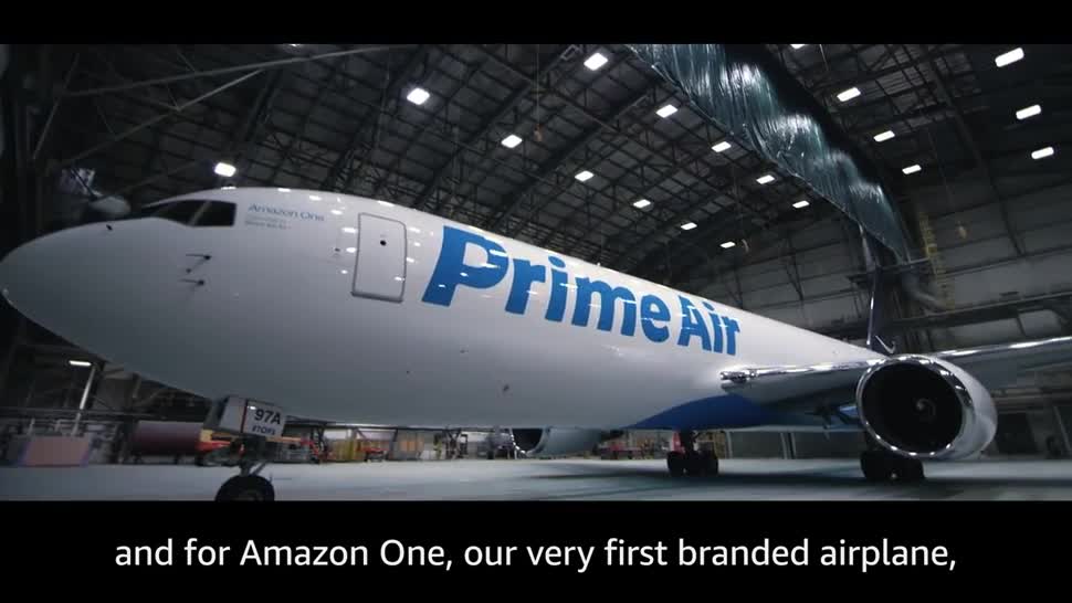 Amazon, Flugzeug, Lieferung, Boeing, Prime Air, Amazon One, Boeing 767-300