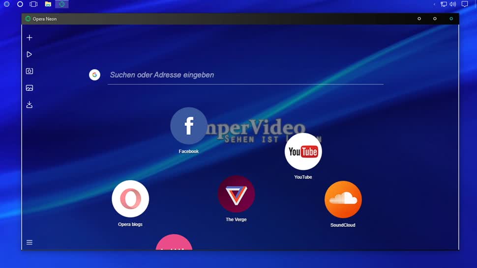 Browser, Opera, SemperVideo, Neon