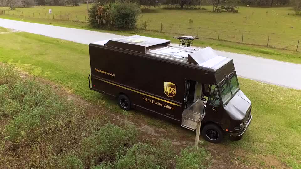 Drohne, Lieferung, Logistik, Pakete, UPS