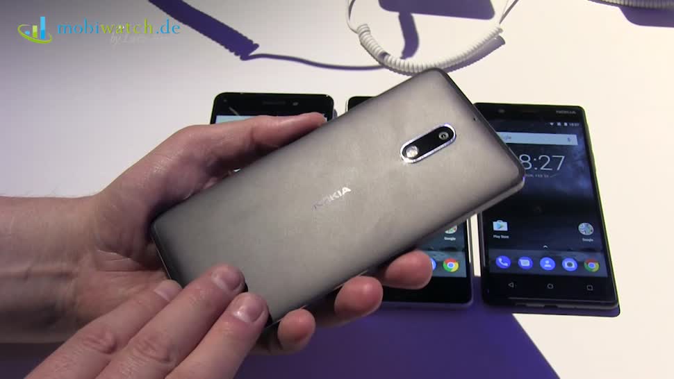 Smartphone, Android, Nokia, Hands-On, Mwc, Hands on, Mobile World Congress, Lutz Herkner, MWC 2017, Nokia 6, Mobiwatch, Nokia 3, Nokia 5