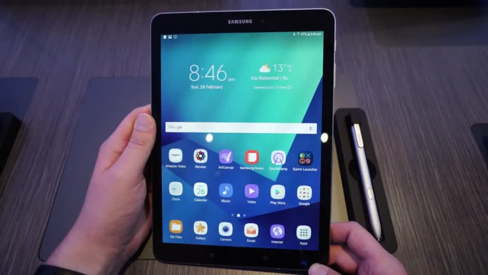 Android, Tablet, Samsung, Samsung Galaxy, Galaxy, Hands-On, Mwc, Hands on, MWC 2017, Andrzej Tokarski, Tabletblog, Samsung Galaxy Tab S3, Galaxy Tab S3, Samsung Galaxy Tab S3 9.7