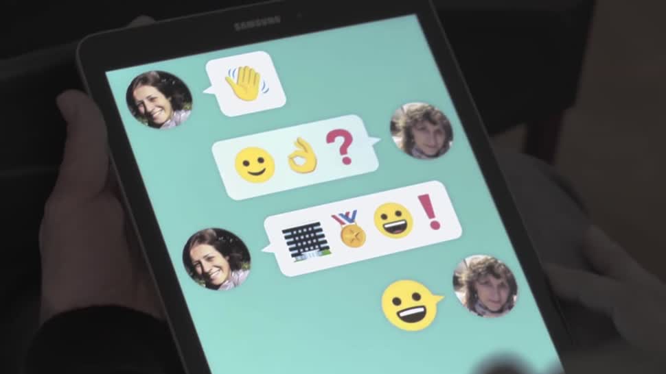 Samsung, Messenger, Sprache, Emoji, Behinderung, Wemogee