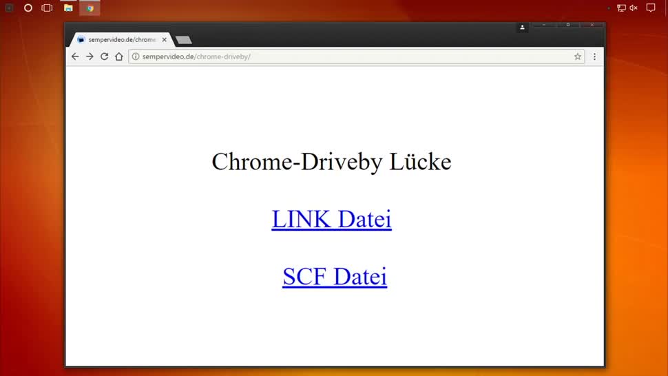 Windows, Sicherheit, Chrome, SemperVideo, SCF