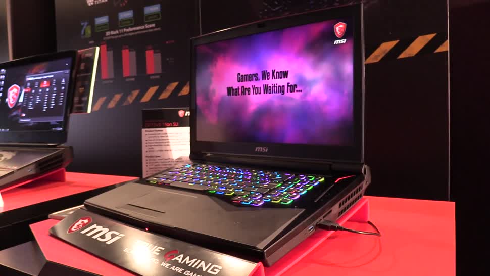 Notebook, Hands-On, Computex, NewGadgets, Computex 2017, Msi, Johannes Knapp, Gaming-Notebook, MSI GT75VR Titan, MSI GT75VR, GT75VR Titan, GT75VR