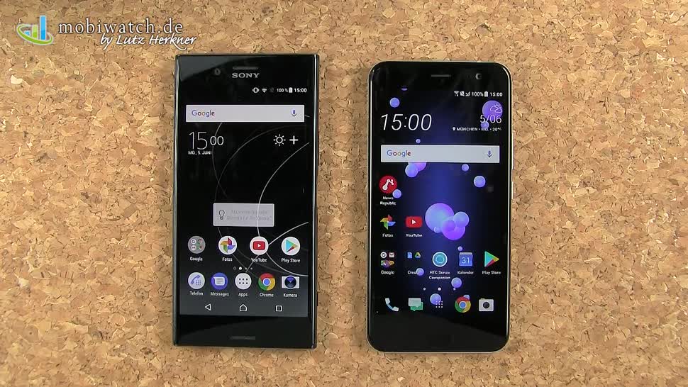 Smartphone, Sony, Htc, Lutz Herkner, Xperia XZ Premium, U 11