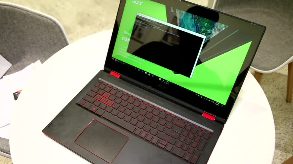 Notebook, Laptop, Hands-On, Acer, Ifa, Hands on, IFA 2017, Acer Nitro 5 Spin