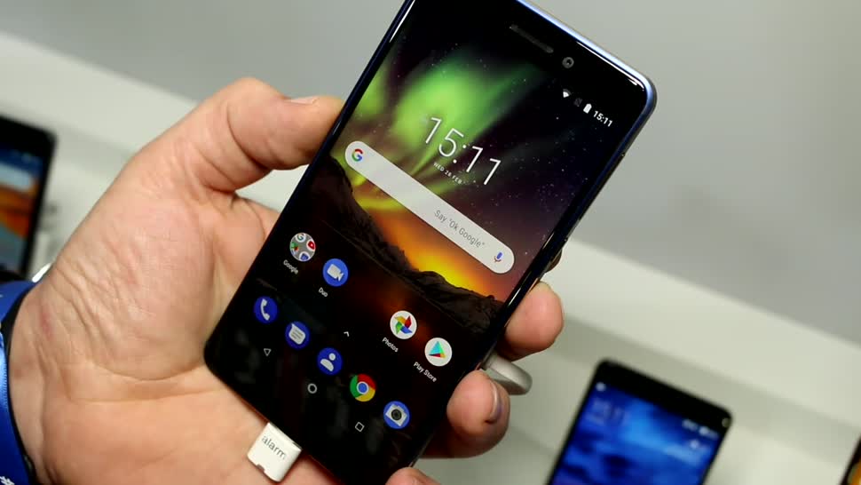 Smartphone, Android, Nokia, Test, Hands-On, Mwc, Hands on, Mobile World Congress, Review, HMD global, MWC 2018, Nokia 6, Mobile World Congress 2018, Nokia 6 2018