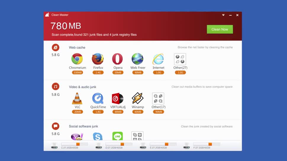 clean master for pc filehippo