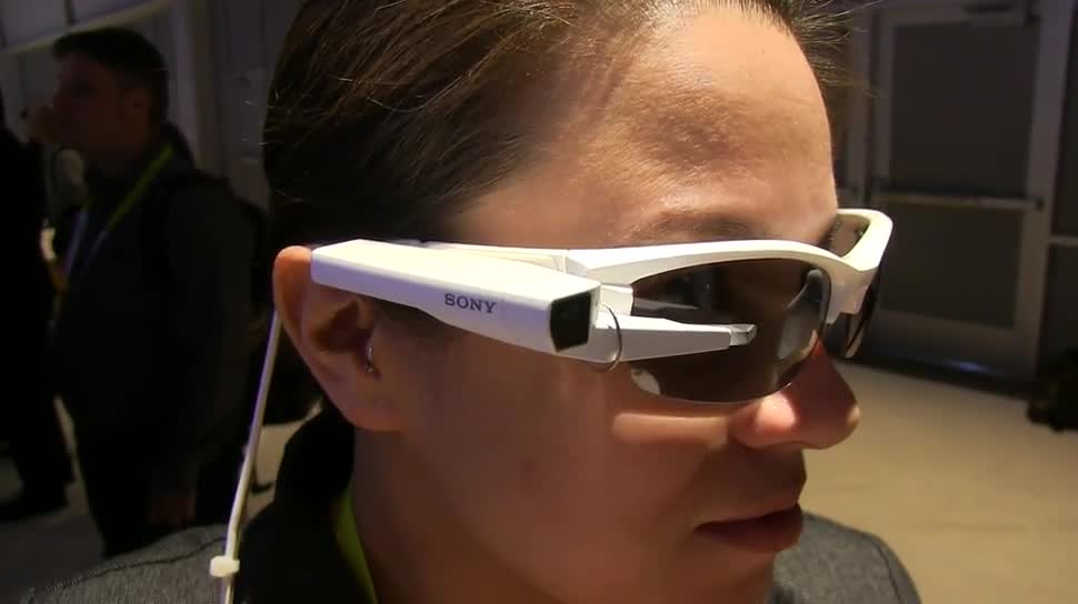 Sony, Ces, Hands-On, Brille, Ces 2015, Datenbrille, Smart Eyeglass Attach