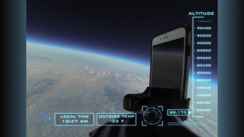 iPhone 6, Weltraum, Ballon, Sturz, Urban Armor Gear
