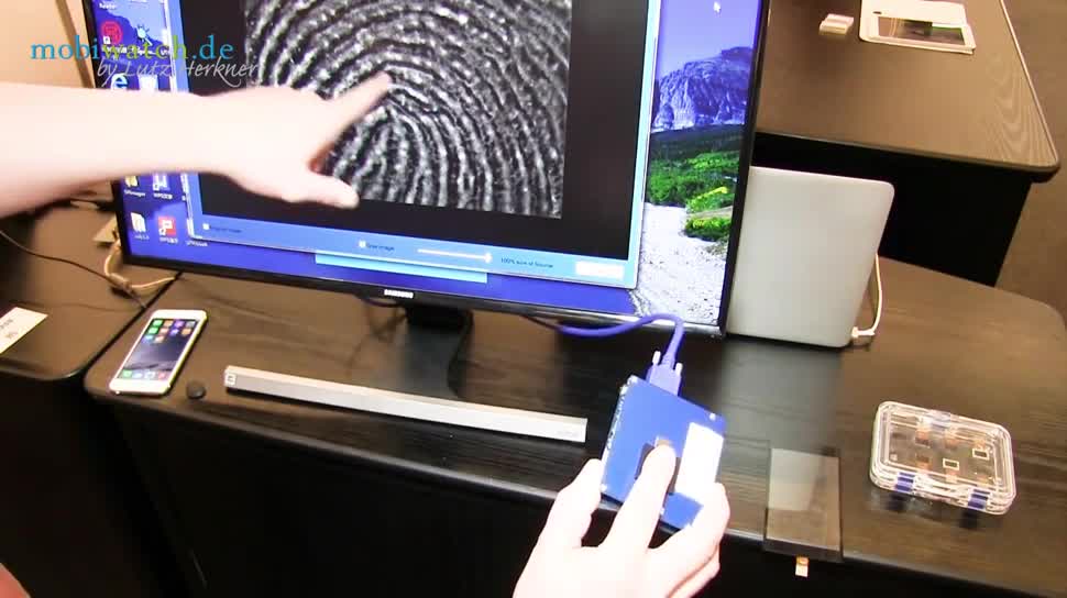 Hands-On, Mobile World Congress, MWC 2015, Lutz Herkner, Fingerabdrucksensor, Vkansee