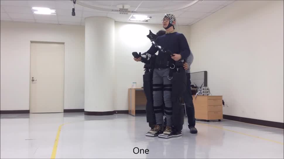 Forschung, Wissenschaft, Gehirn, Steuerung, Gedanken, Brain-Computer-Interface, Exoskelett
