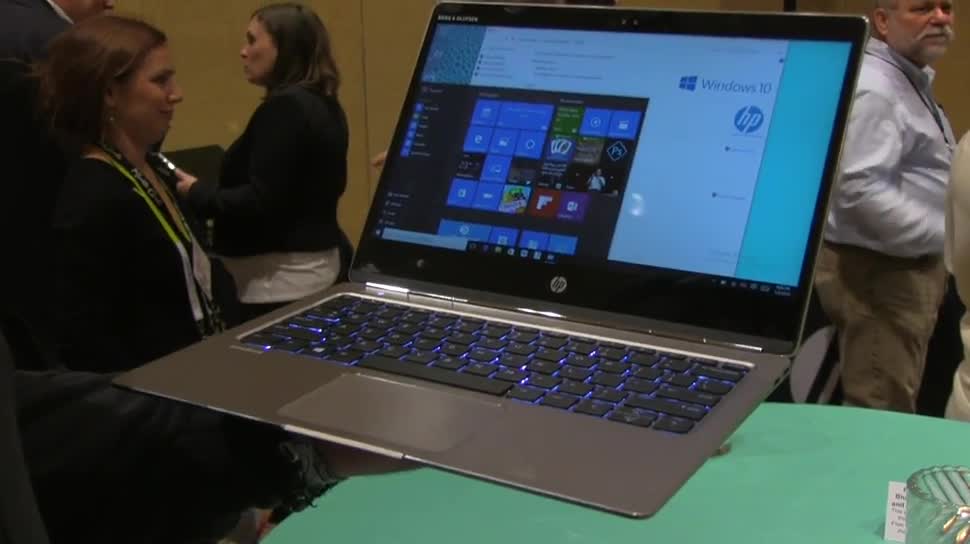 Windows 10, Notebook, Hp, Ces, Hands-On, Ultrabook, Hands on, CES 2016, HP Inc., Hp EliteBook Folio