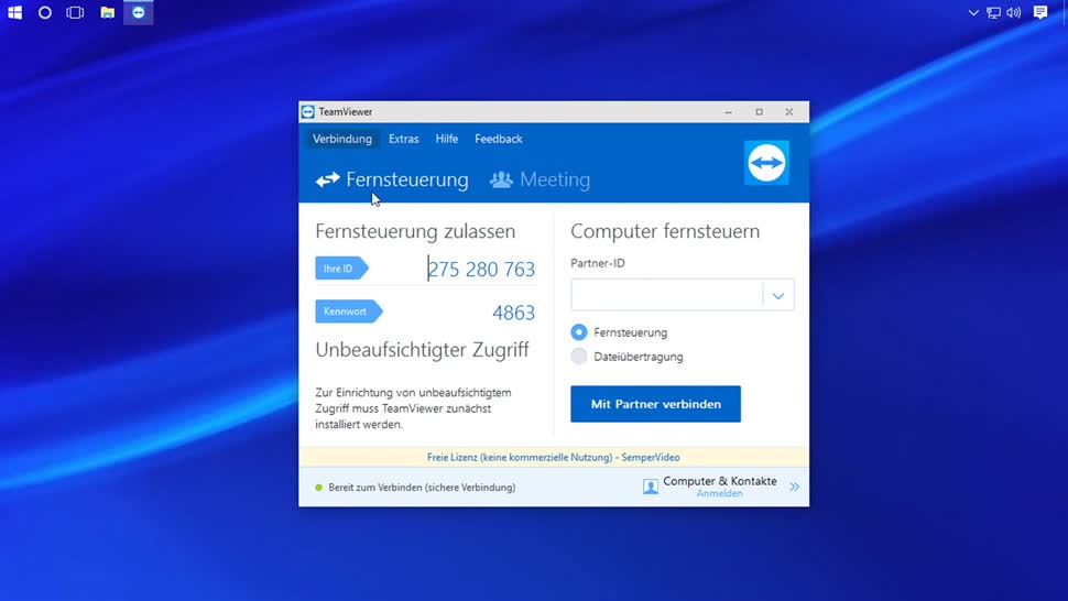 teamviewer online connect