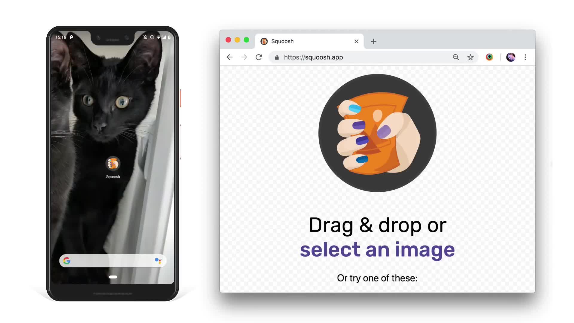 Google, Bildbearbeitung, Komprimierung, Google Labs, Webentwickler, Squoosh, Skalieren, squoosh.app