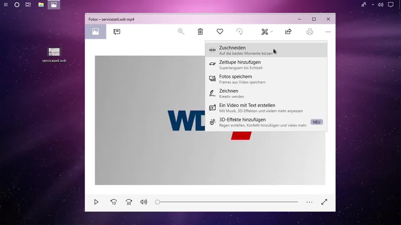 Windows 10 So Lassen Sich Videos Sehr Einfach Beschneiden