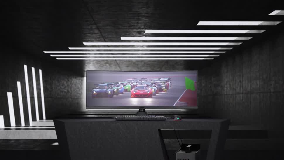 Gaming, Display, Lenovo, Ces, Monitor, curved, CES 2019, Legion Y44w
