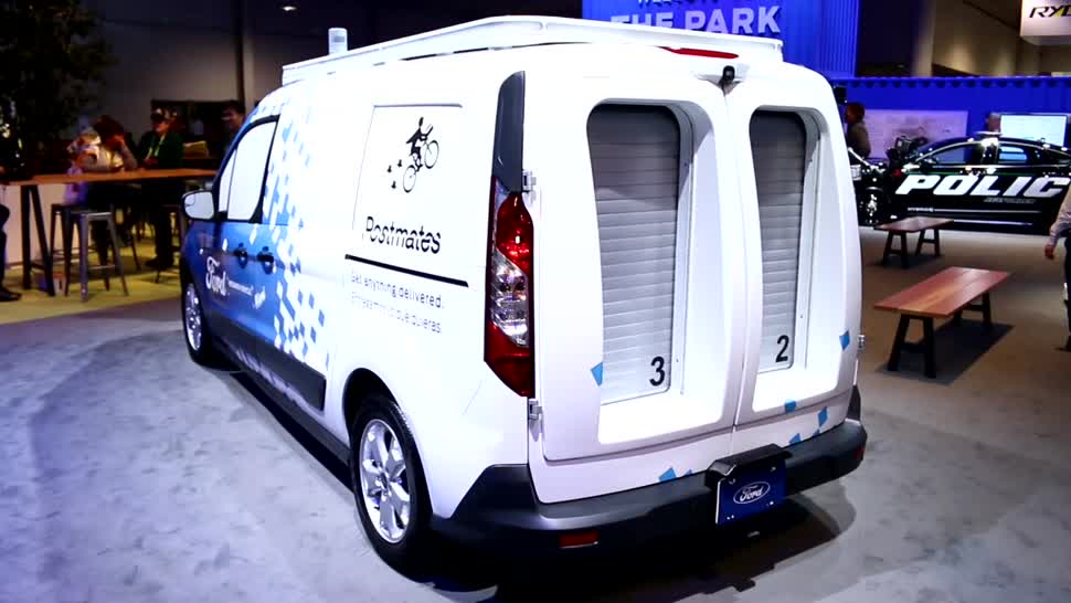 Ces, Lieferung, Roland Quandt, CES 2019, Lebensmittel, Ford, Walmart, Autonom, Postmates, Lieferwagen