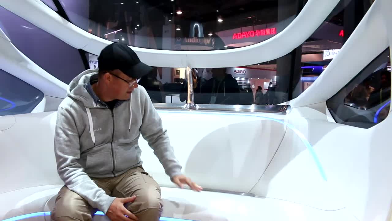 Akku, Ces, Studie, Fahrzeug, Konzept, CES 2019, Elektroauto, Mercedes, Vision, Autonom, Urbanetic