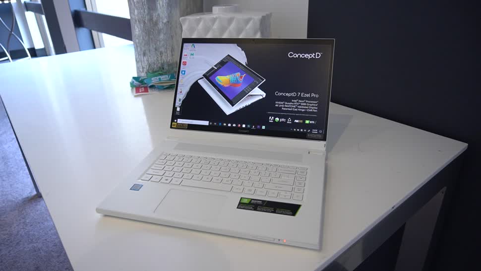 Hands-On, Ces, Acer, Convertible, NewGadgets, Johannes Knapp, CES 2020, ConceptD, Acer ConceptD 7 Ezel, Acer ConceptD 7 Ezel Pro, ConceptD 7 Ezel, ConceptD 7 Ezel Pro