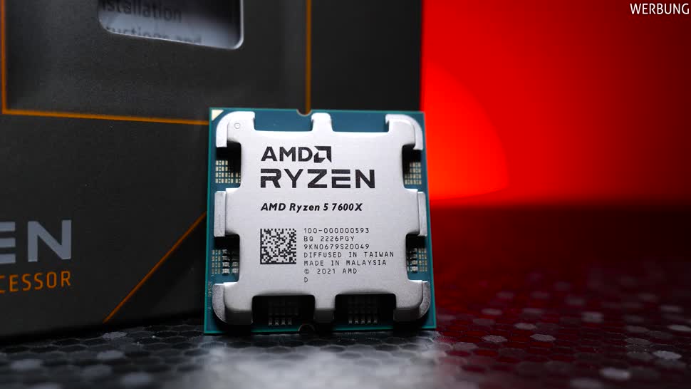 Ryzen 5 7600X im Test: So schnell ist AMDs kleinste Zen-4-CPU