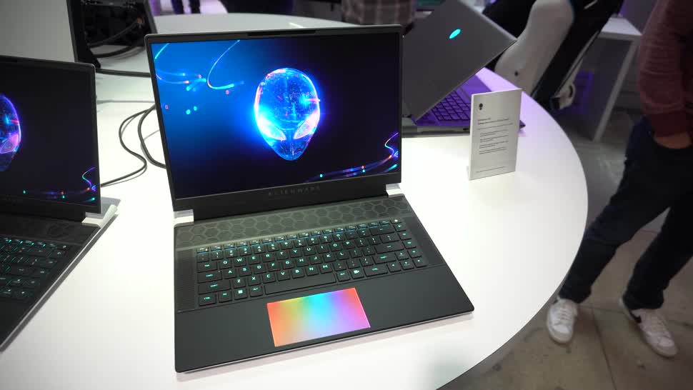 Gaming, Notebook, Laptop, Hands-On, Ces, Hands on, NewGadgets, Johannes Knapp, Gaming-Notebook, Alienware, RGB, Ces 2023, Gaming-Laptop, Alienware x16
