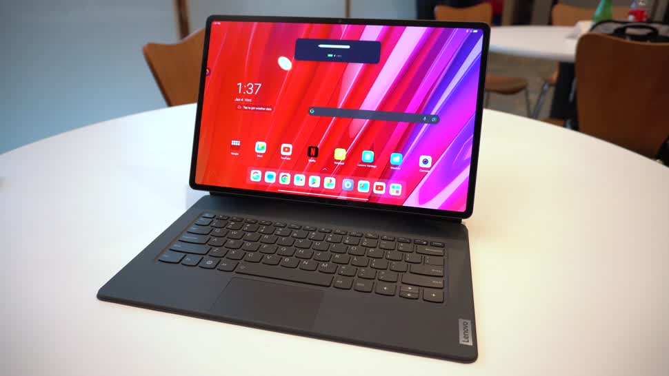 Android, Tablet, Lenovo, Hands-On, Ces, Hands on, NewGadgets, Johannes Knapp, Ces 2023, Lenovo Tab Extreme
