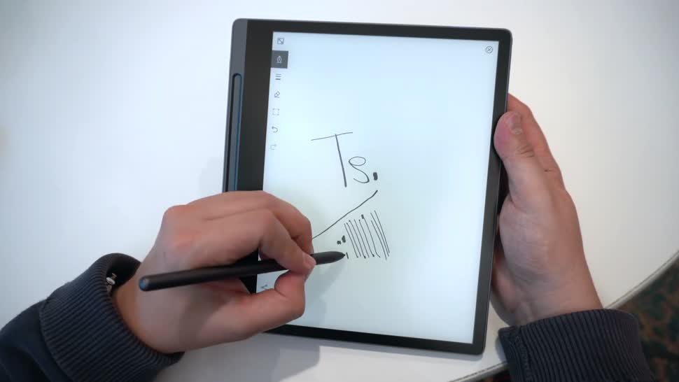 Tablet, Lenovo, Hands-On, Ces, Hands on, Stylus, NewGadgets, Johannes Knapp, E-Book-Reader, E-Ink, Ces 2023, Lenovo Smart Paper, Smart Paper