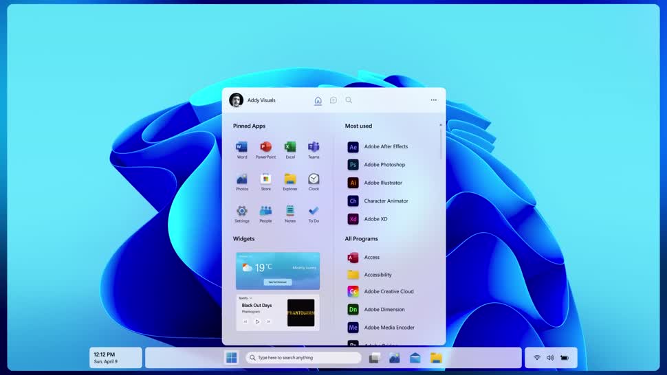 Microsoft, Betriebssystem, Windows, Windows 10, Design, Benutzeroberfläche, Konzept, Windows 12, Konzeptvideo, Addy Visuals