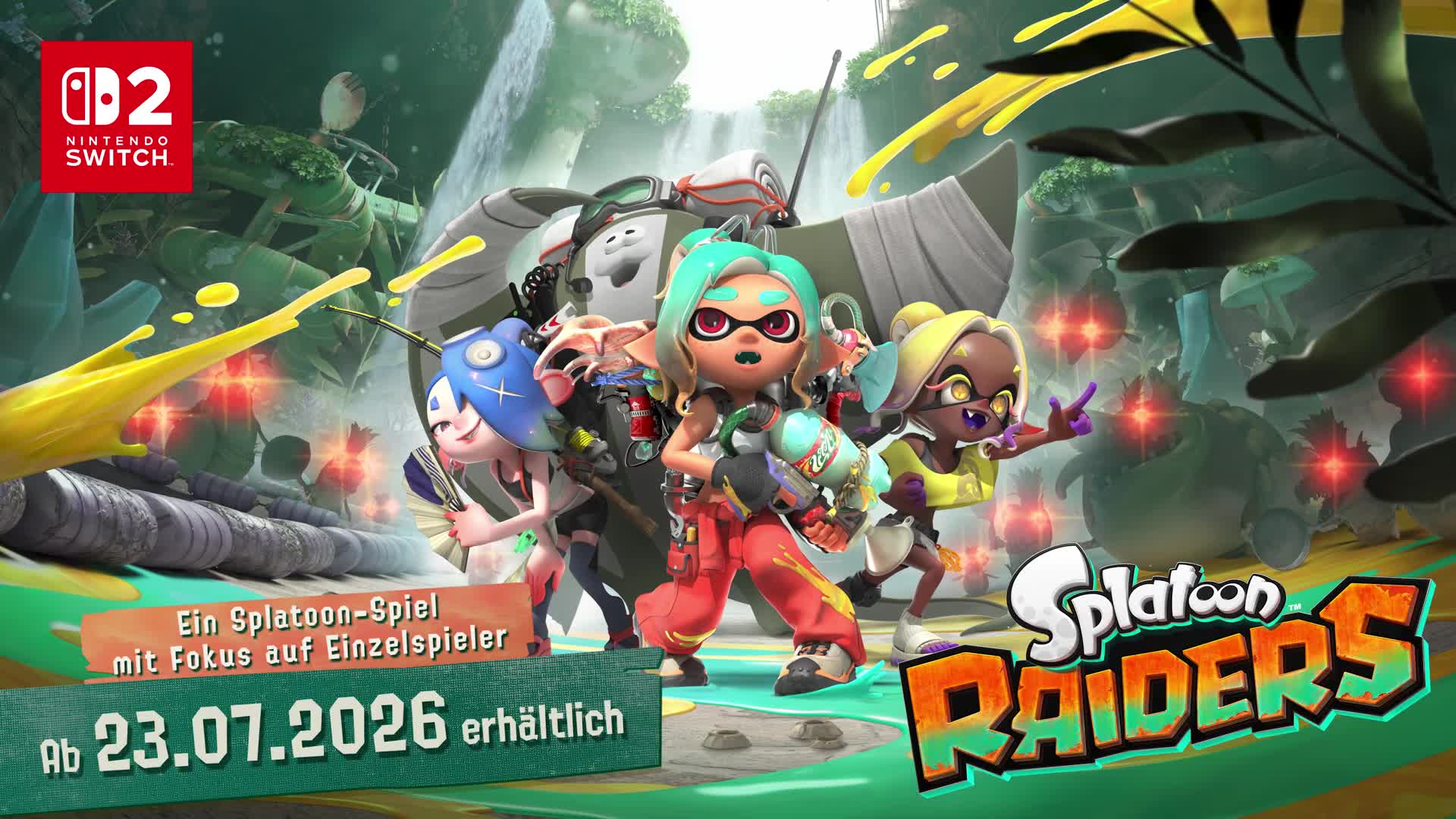 Splatoon Raiders: Das Solo-Abenteuer erscheint im Juli, neuer Trailer
